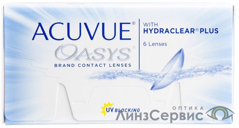 картинка Контактные линзы Johnson&Johnson Acuvue Oasys -4.5 кривизна 8.4 от магазина ЛинзСервис